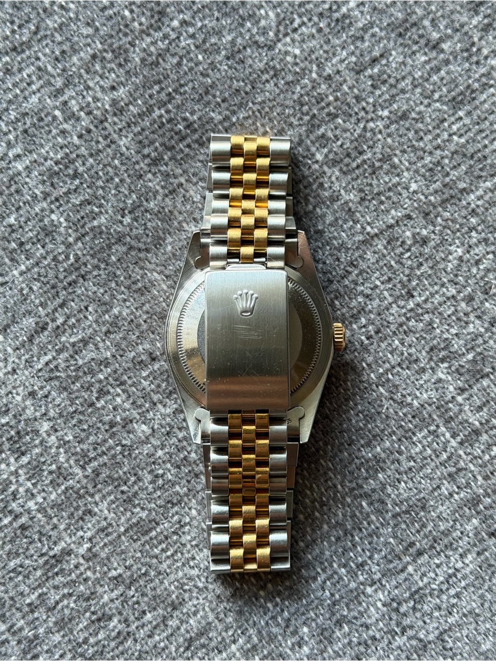 ROLEX Datejust 36mm Automatic Champagne Dial Two-Tone Jubilee Fluted Bezel Watch - Picture 3 of 15